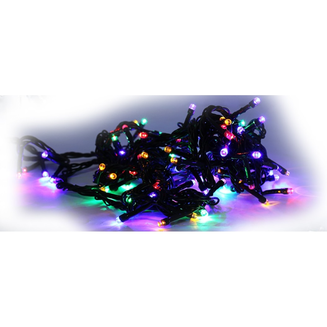 Instalatie Luminoasa, 100 LED, 6m, Fir Verde, Multicolor