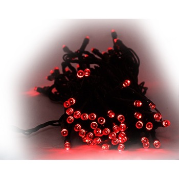 Instalatie Luminoasa de Exterior 100LED 13m Transformator 4.5V Culoare Rosu Instalatie Luminoasa de Exterior 100LED 13m Transformator 4.5V Culoare Rosu