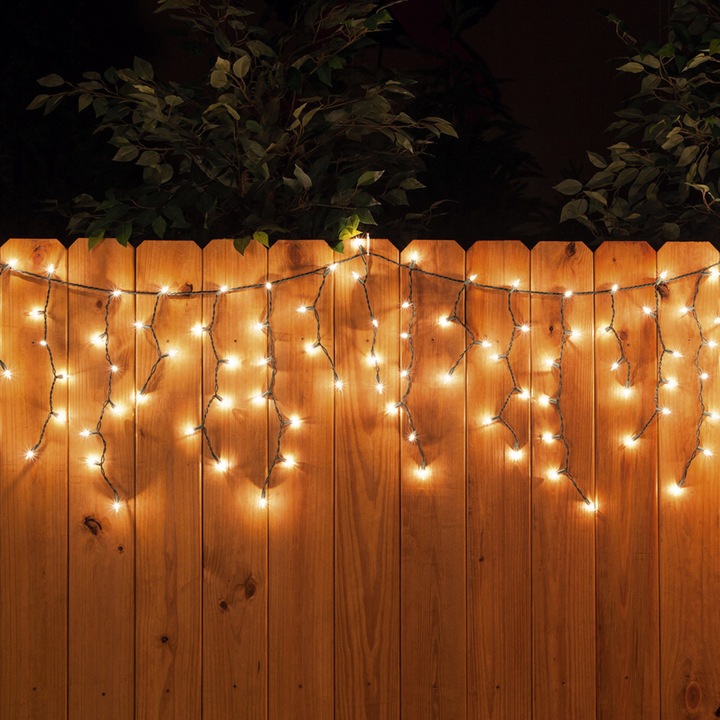 Разтегателен гирлянд, ErSte, 64 LED, 4.6W, 6400K, IP44