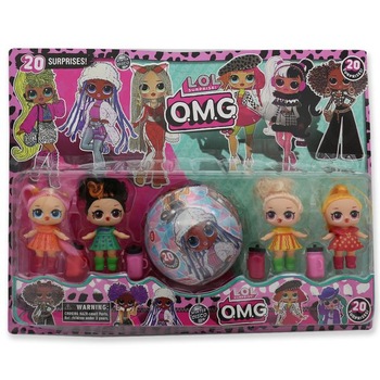 Set 4 figurine LOL cu accesorii si capsula LOL Surprise - 1 Set 4 figurine LOL cu accesorii si capsula LOL Surprise - 1
