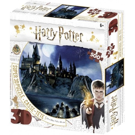 Eligibility wireless North America Puzzle 3D Harry Potter Super Hogwarts, 500 piese - eMAG.ro