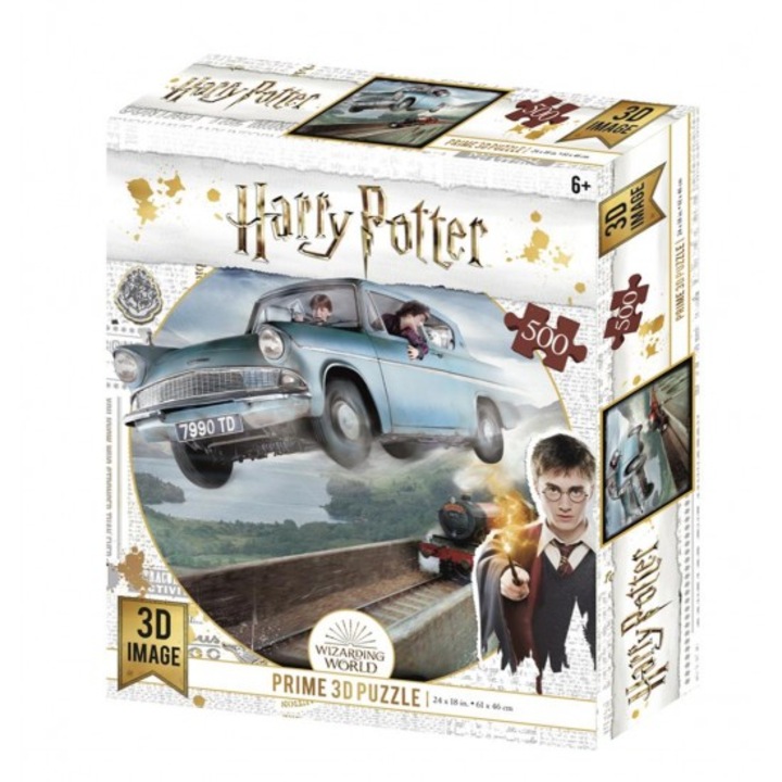 3D пъзел Harry Potter Prime Ford Anglia, 500 части