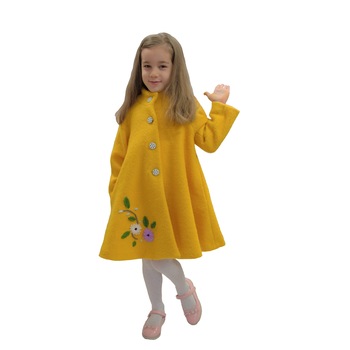 Palton Anais 03, Corsa Shop, galben, masura 104 Palton Anais 03, Corsa Shop, galben, masura 104