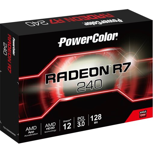 Amd Radeon Software R7 240 Видео карта PowerColor AMD Radeon R7 240 4GB 128BIT GDDR5 - eMAG.bg