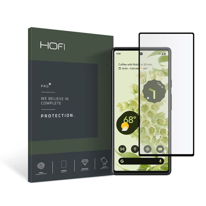 Стъклен протектор HOFI Glass Pro+ за Google Pixel 6, Black