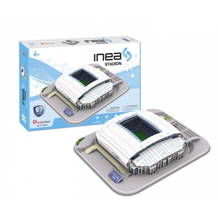 Cubic Fun Puzzle 3D, Lech Poznan Stadion, 97 darab