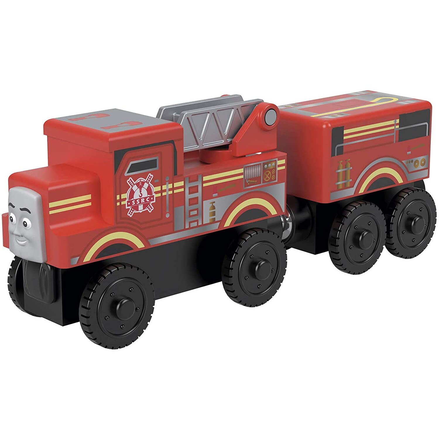 Trenulet Locomotiva din lemn Flynn cu vagon Thomas & Friends™ Wood GGG64