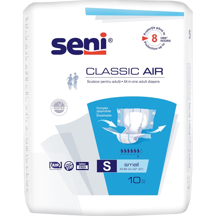 Пелени за възрастни Seni Classic Air Small, 10 бр