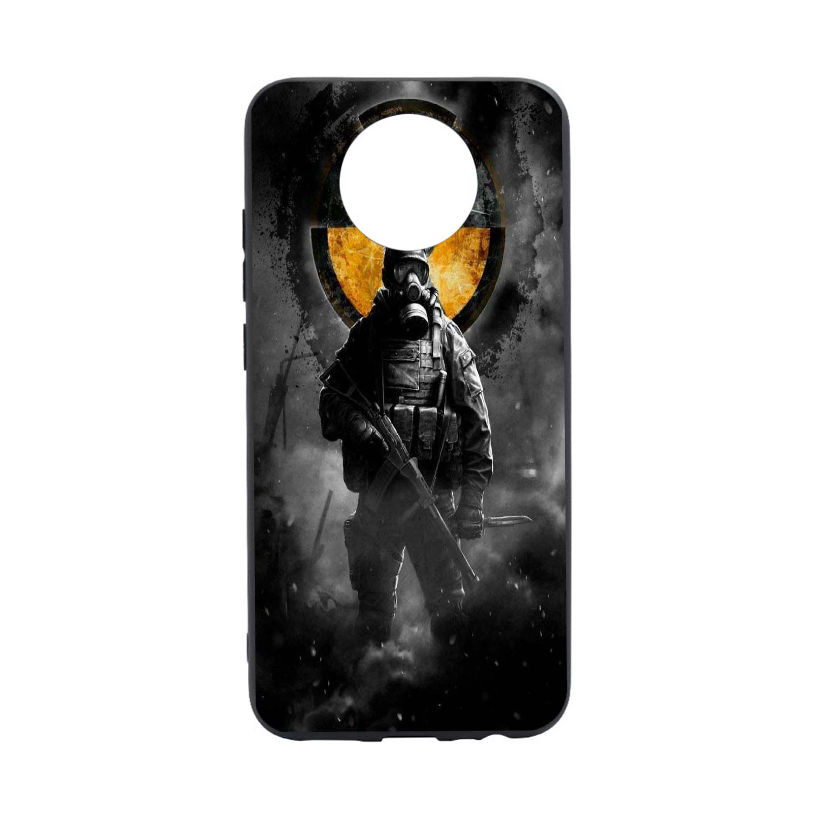 Husa Silicon Chernobyl, compatibila cu Nokia G50, rezistenta la uzura, anti-alunecare, B277