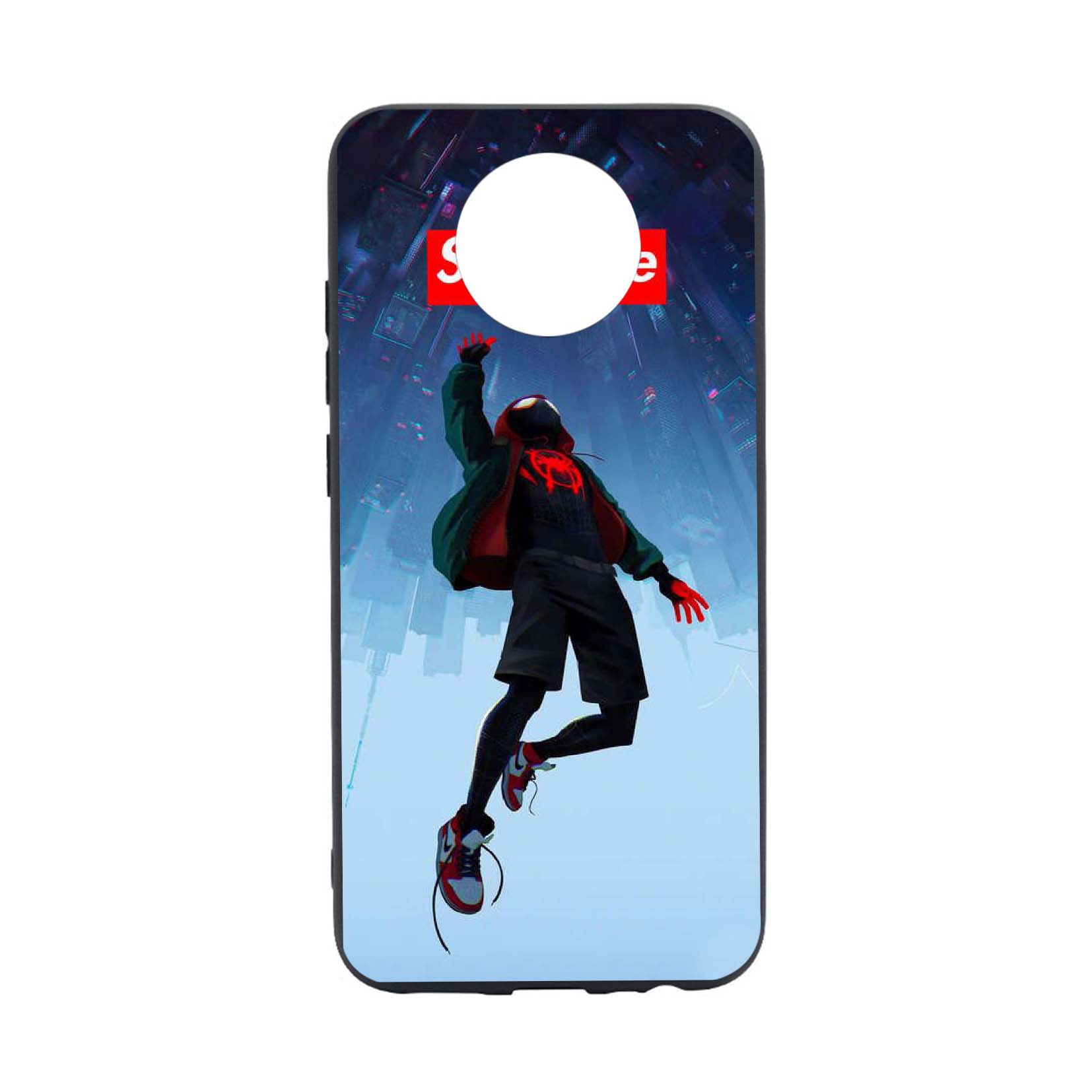 Husa Silicon Supreme, Spider Man, compatibila cu Nokia G20, rezistenta la uzura, anti-alunecare, B264
