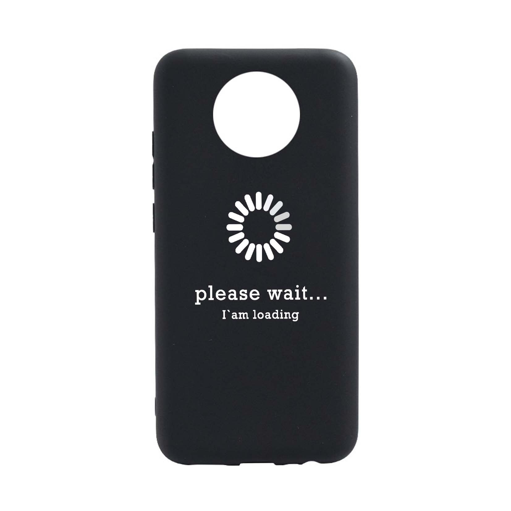 Husa Silicon Compatibila Cu Nokia C20, Please wait..., rezistenta la uzura, anti-alunecare, B37