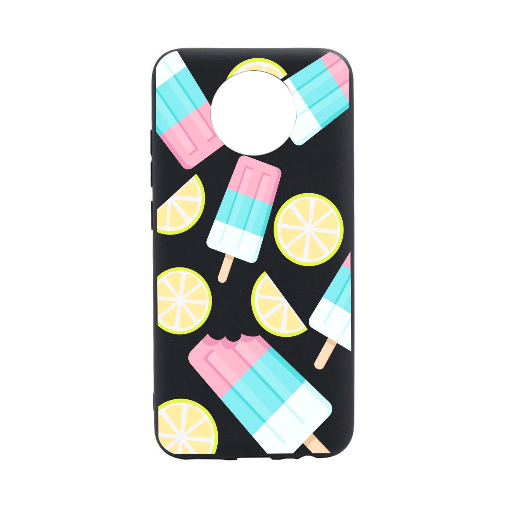 Husa Silicon Compatibila Cu Nokia C10, Ice Cream, rezistenta la uzura, anti-alunecare, B65