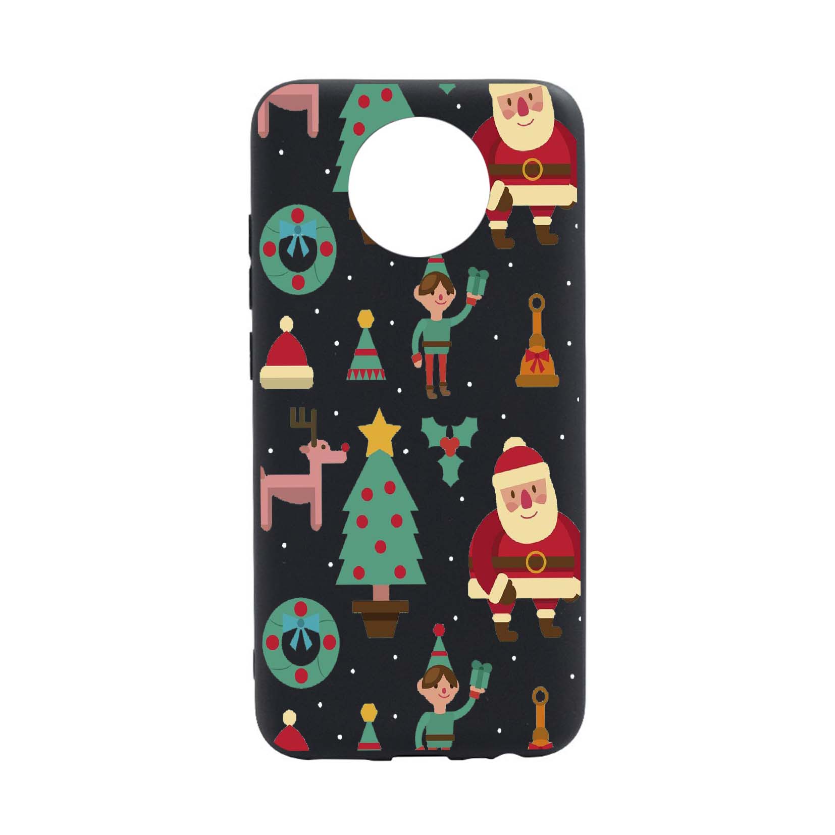 Husa Silicon Xmas, compatibila cu Nokia G50, rezistenta la uzura, anti-alunecare, B320