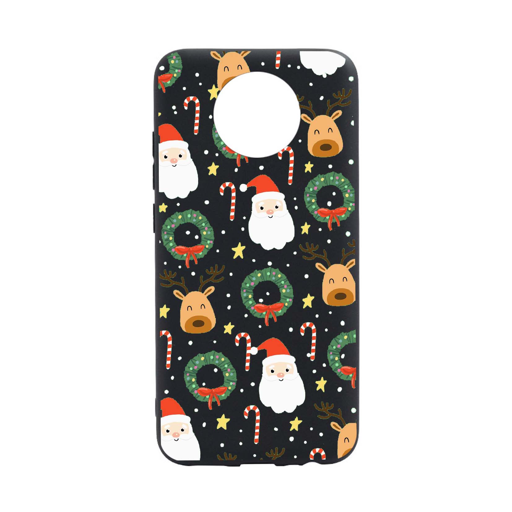 Husa Silicon Xmas, compatibila cu Nokia G50, rezistenta la uzura, anti-alunecare, B350