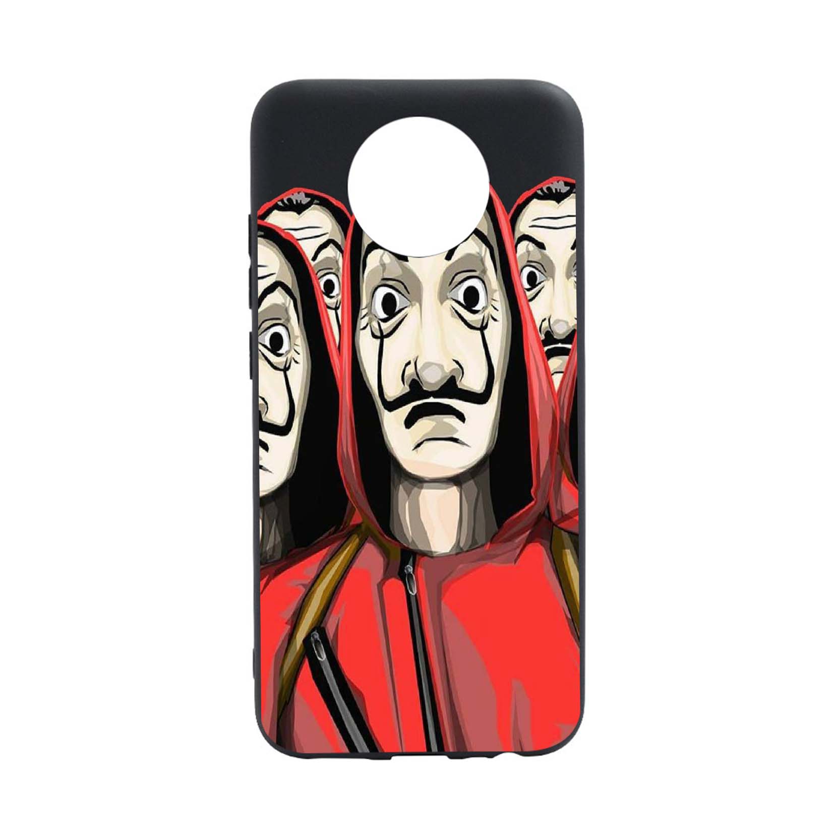 Husa Silicon La Casa de Papel, compatibila cu Nokia G10, rezistenta la uzura, anti-alunecare, B390