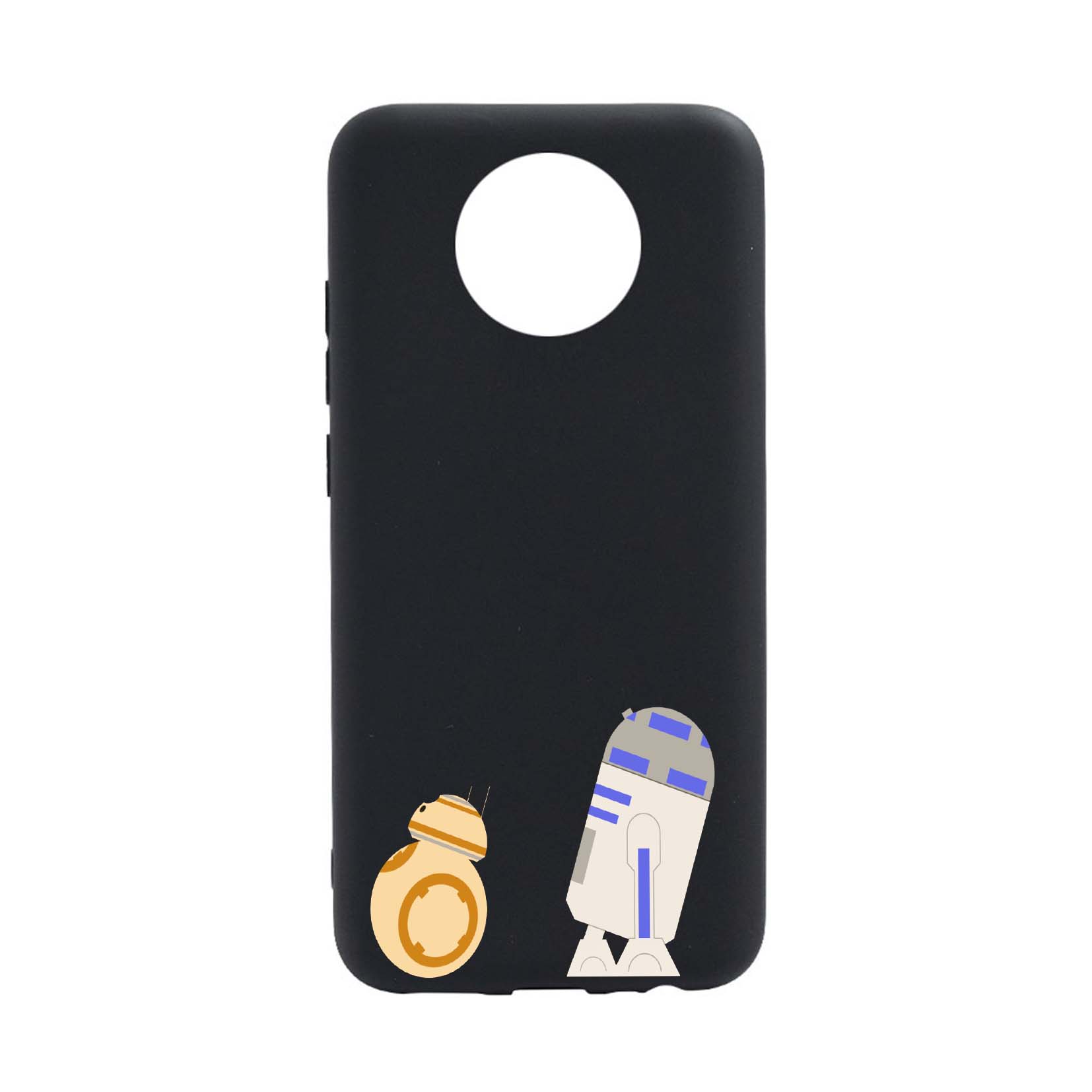 Husa Silicon Star Wars Droids, compatibila cu Nokia C20, rezistenta la uzura, anti-alunecare, B411