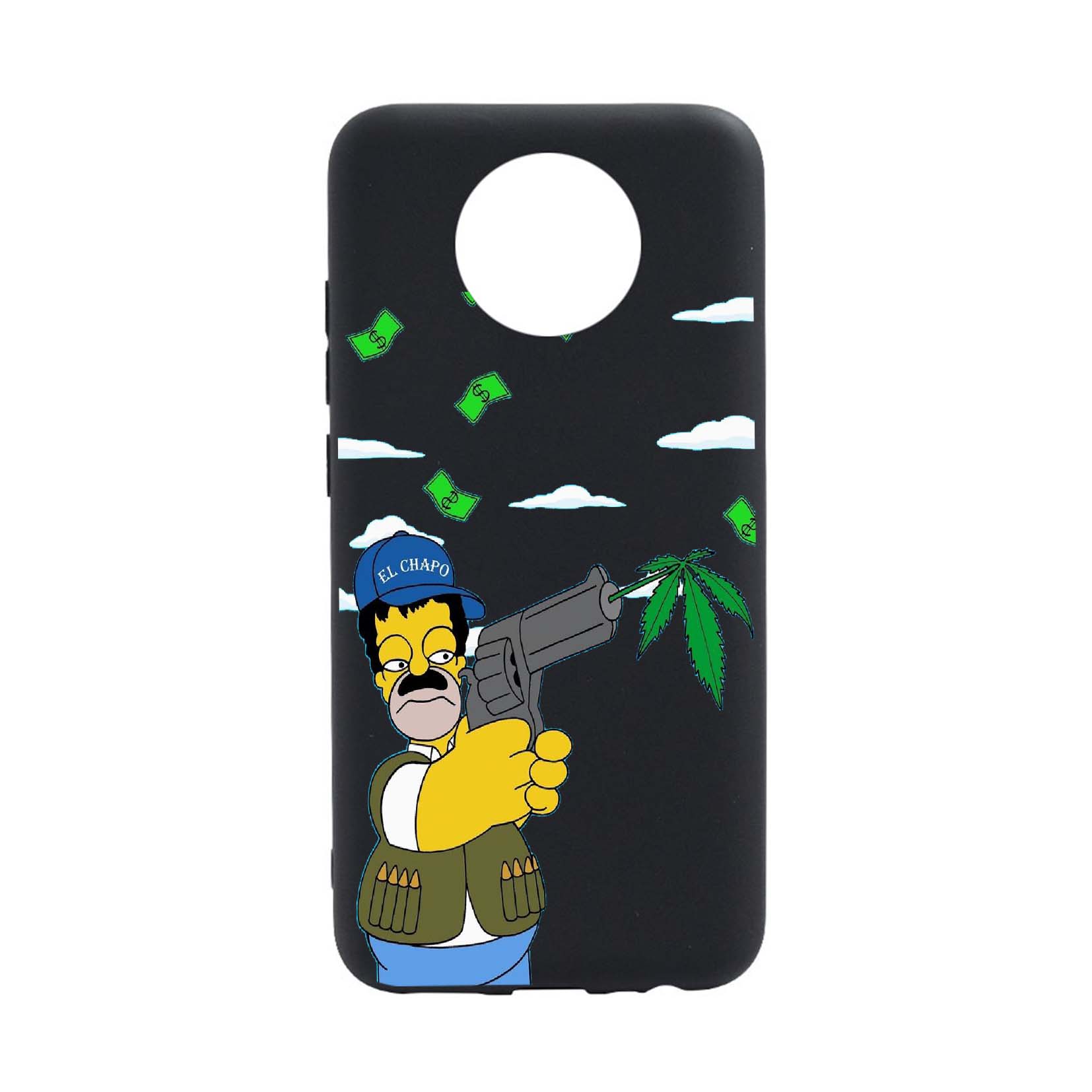 Husa Silicon Narcos Simpson, Movie Compatibila Cu Nokia G20, rezistenta la uzura, anti-alunecare, B441