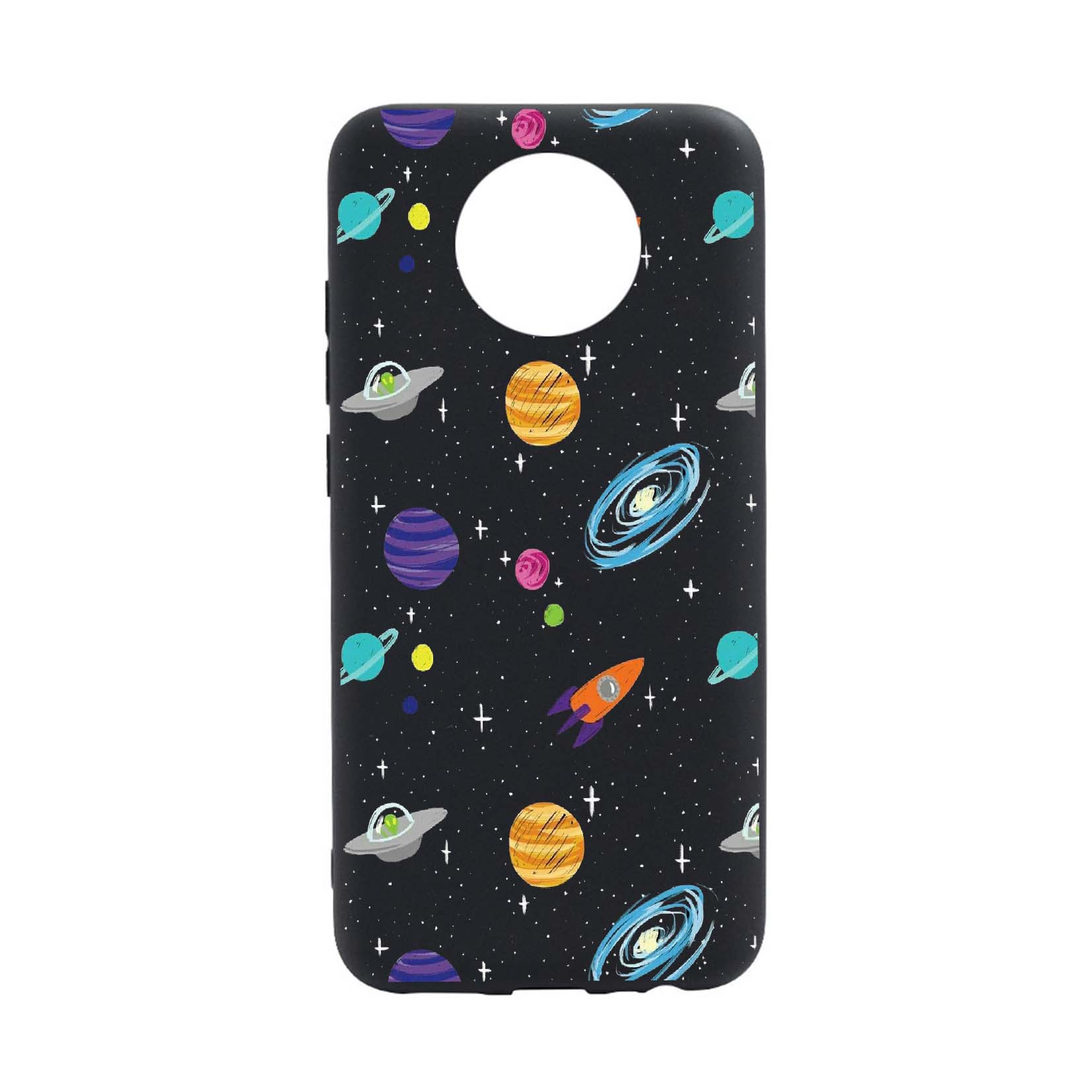 Husa Silicon Universe, Planets, compatibila cu Nokia G20, rezistenta la uzura, anti-alunecare, B466