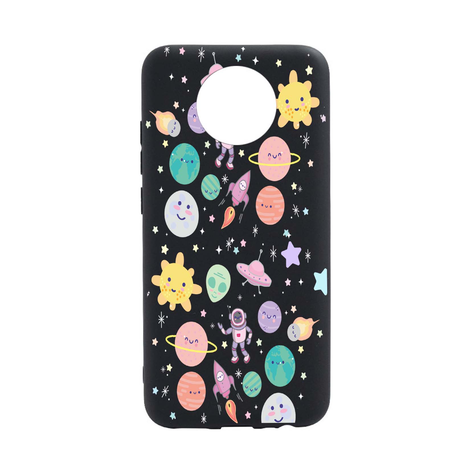 Husa Silicon Universe, Planets UFO, compatibila cu Nokia G20, rezistenta la uzura, anti-alunecare, B473