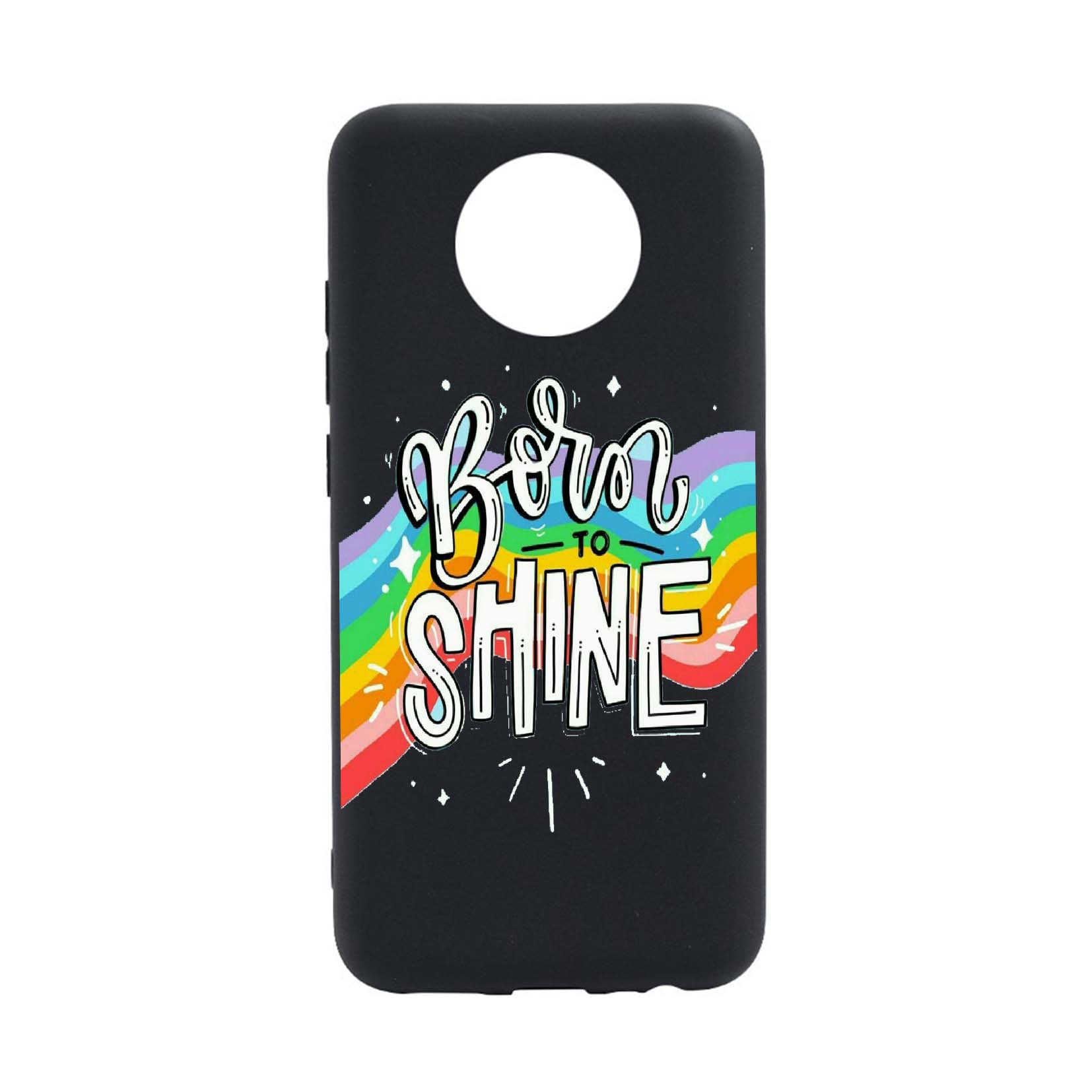 Husa Silicon Born To Shine, compatibila cu Nokia G50, rezistenta la uzura, anti-alunecare, B489