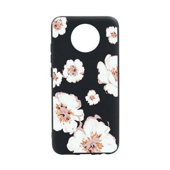 Husa Silicon Flowers, Pastel colors, compatibila cu Nokia G20, rezistenta la uzura, anti-alunecare, B499 Husa Silicon Flowers, Pastel colors, compatibila cu Nokia G20, rezistenta la uzura, anti-alunecare, B499