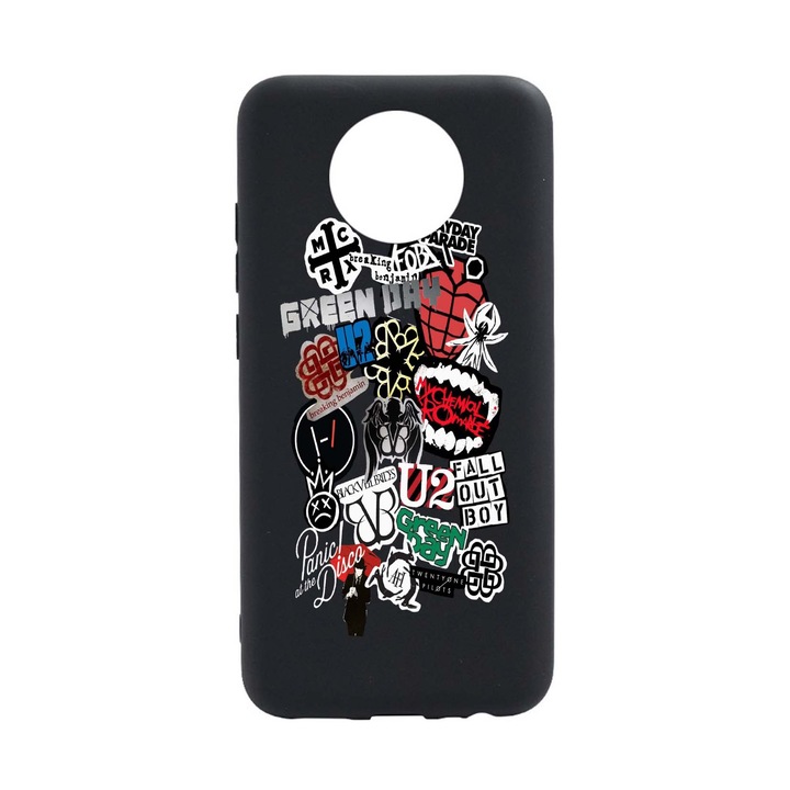 Husa Silicon Best of Rock, compatibila cu Nokia 3.4, rezistenta la uzura, B551