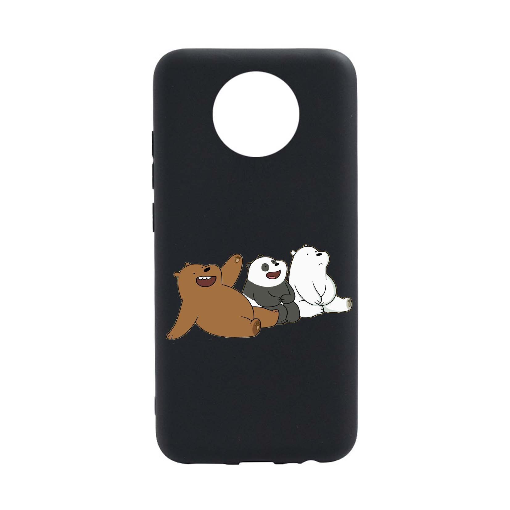 Husa Silicon Keep Calm - Bear, compatibila cu Nokia G20, rezistenta la uzura, anti-alunecare, B587
