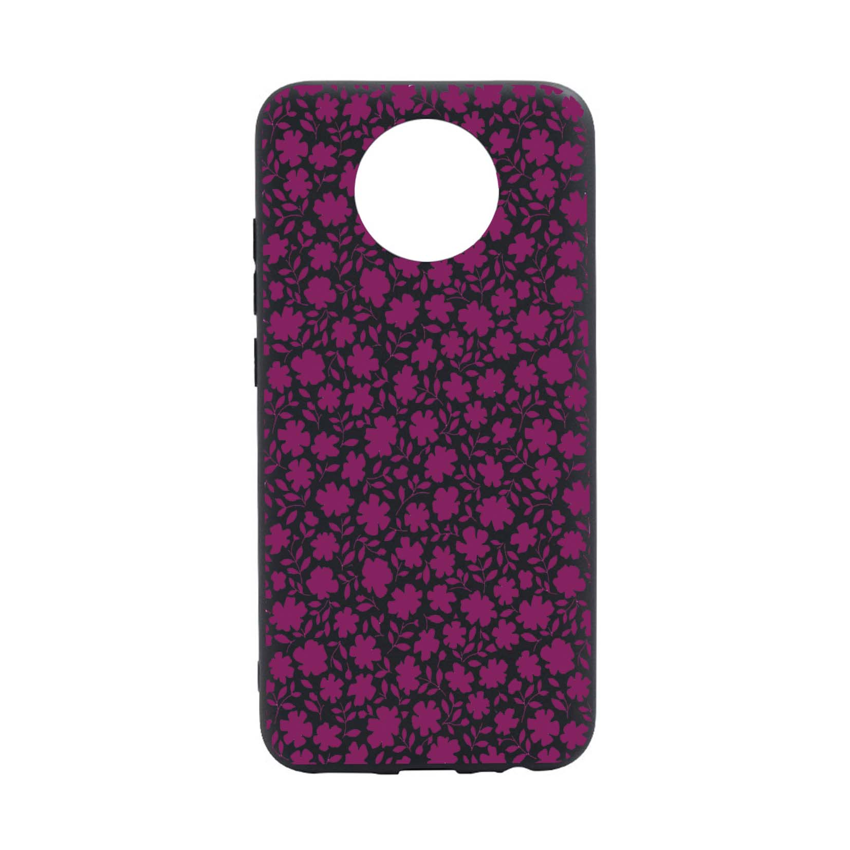 Husa Silicon Flowers Pattern, compatibila cu Nokia G20, rezistenta la uzura, anti-alunecare, B627
