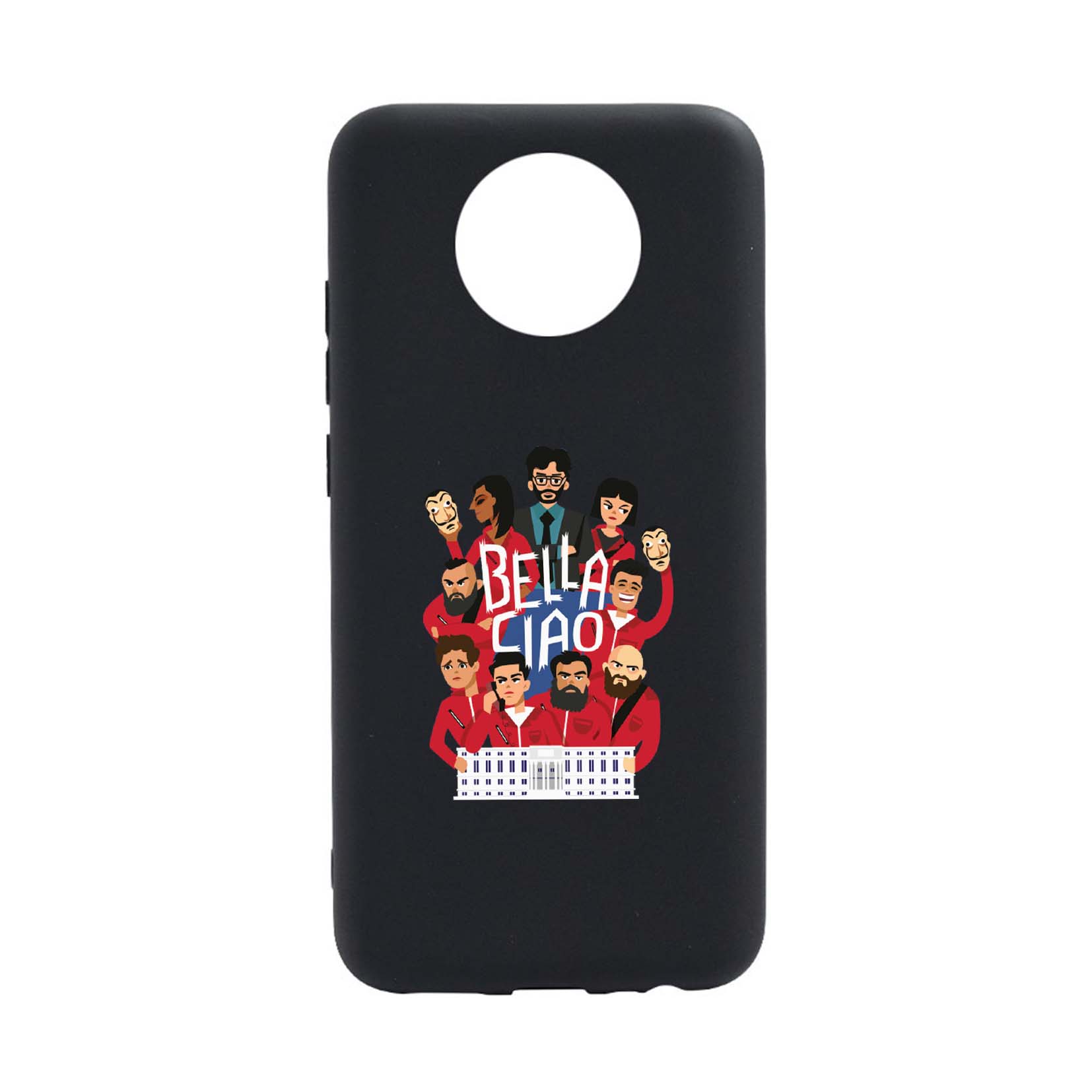 Husa Silicon Compatibila cu Nokia G50, La Casa De Papel, Bella Ciao, rezistenta la uzura, anti-alunecare, B718