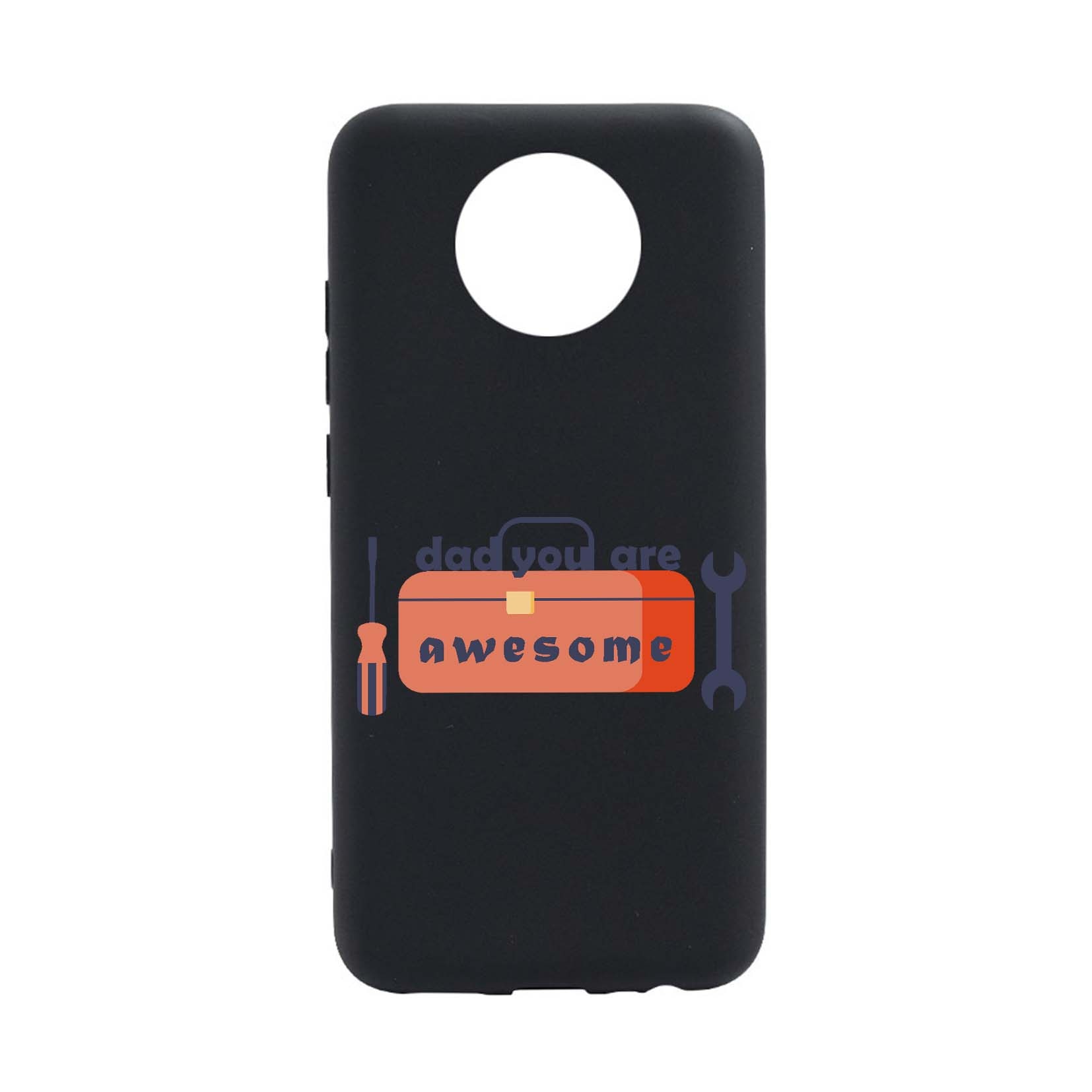 Husa Silicon Compatibila cu Nokia G20, Awesome Dad, rezistenta la uzura, anti-alunecare, B794