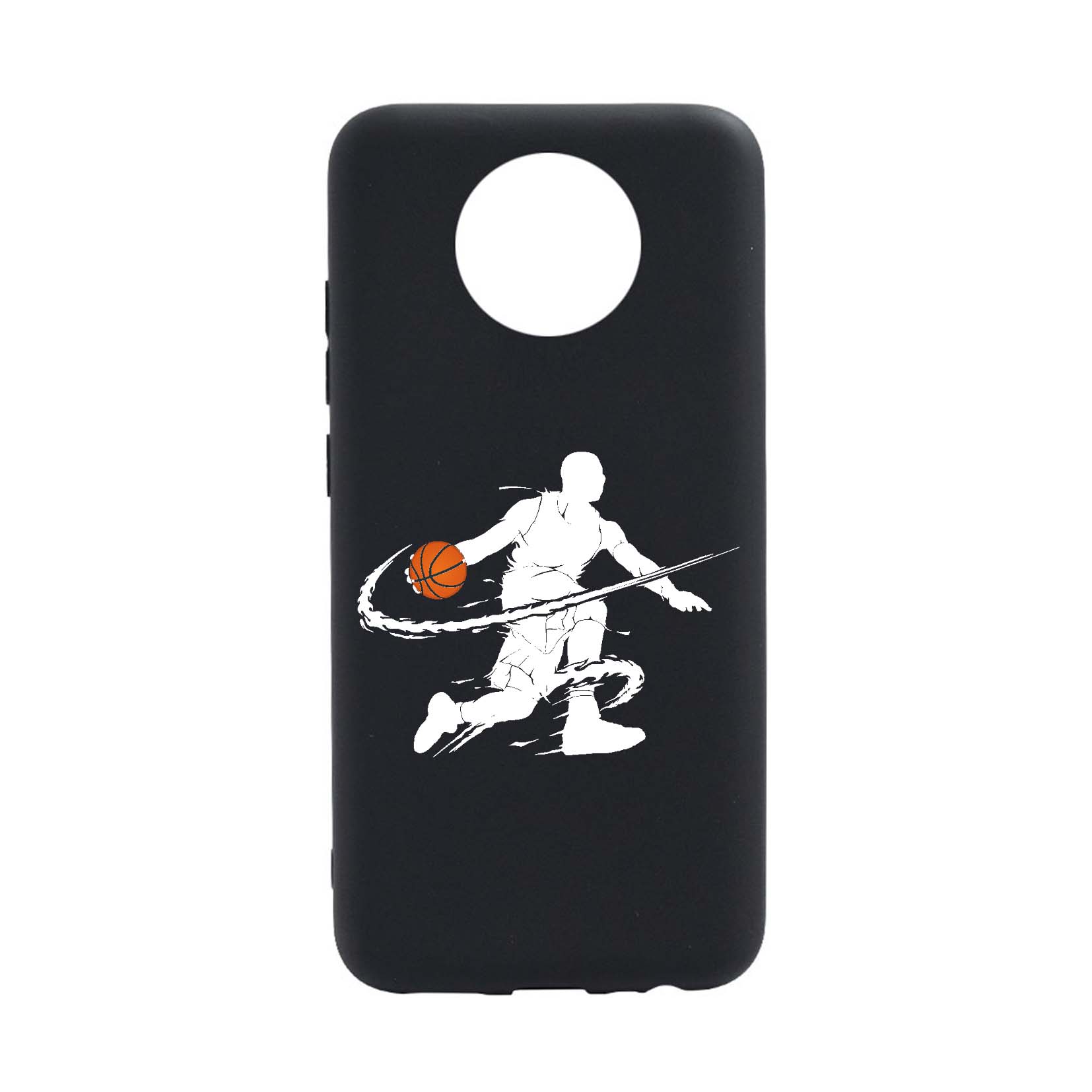 Husa Silicon Compatibila cu Nokia G50, Basketball, rezistenta la uzura, anti-alunecare, B791