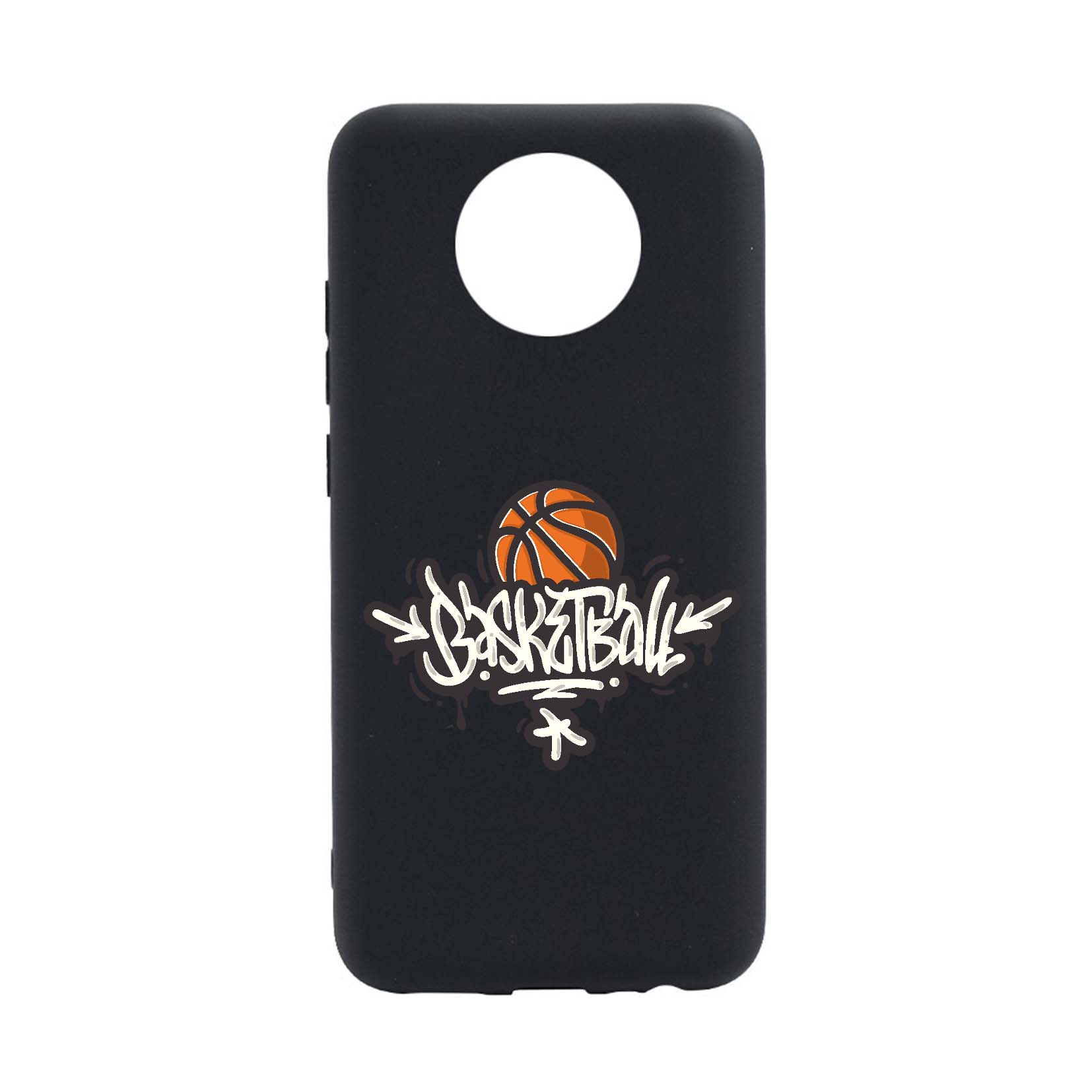 Husa Silicon Compatibila cu Nokia G50, Basketball, rezistenta la uzura, anti-alunecare, B792