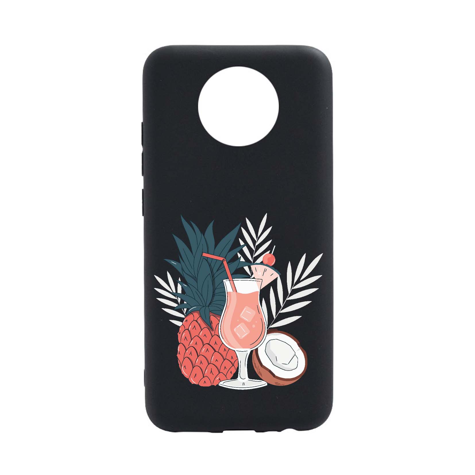 Husa Silicon Compatibila cu Nokia G20, Summer Coktail, rezistenta la uzura, anti-alunecare, B834