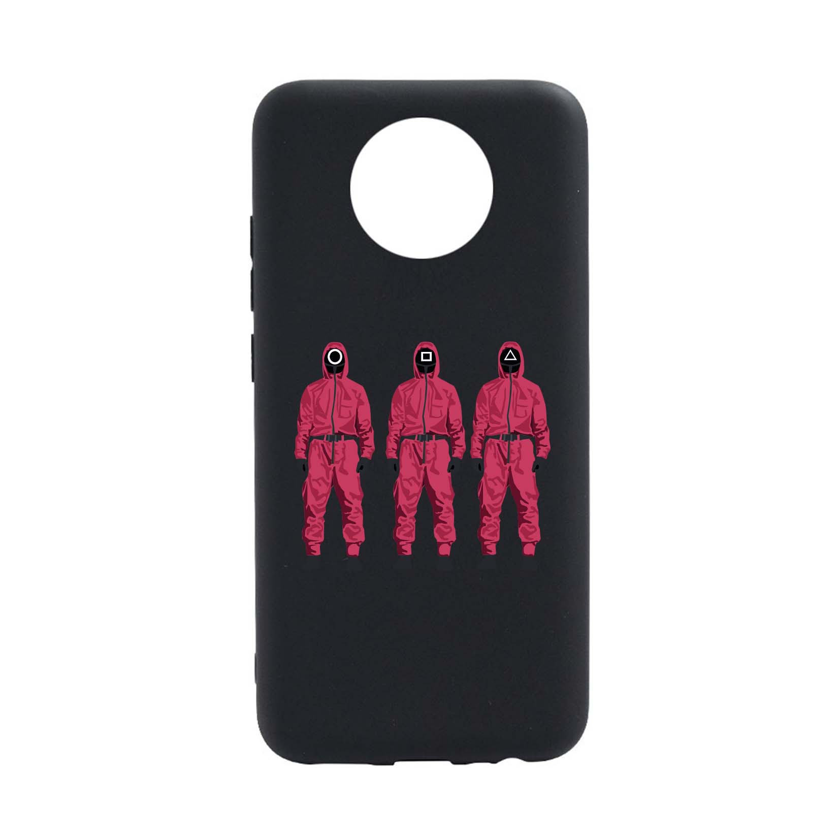 Husa Silicon Compatibila cu Nokia C10, Squid Game - Soldier Mask, rezistenta la uzura, anti-alunecare, B845