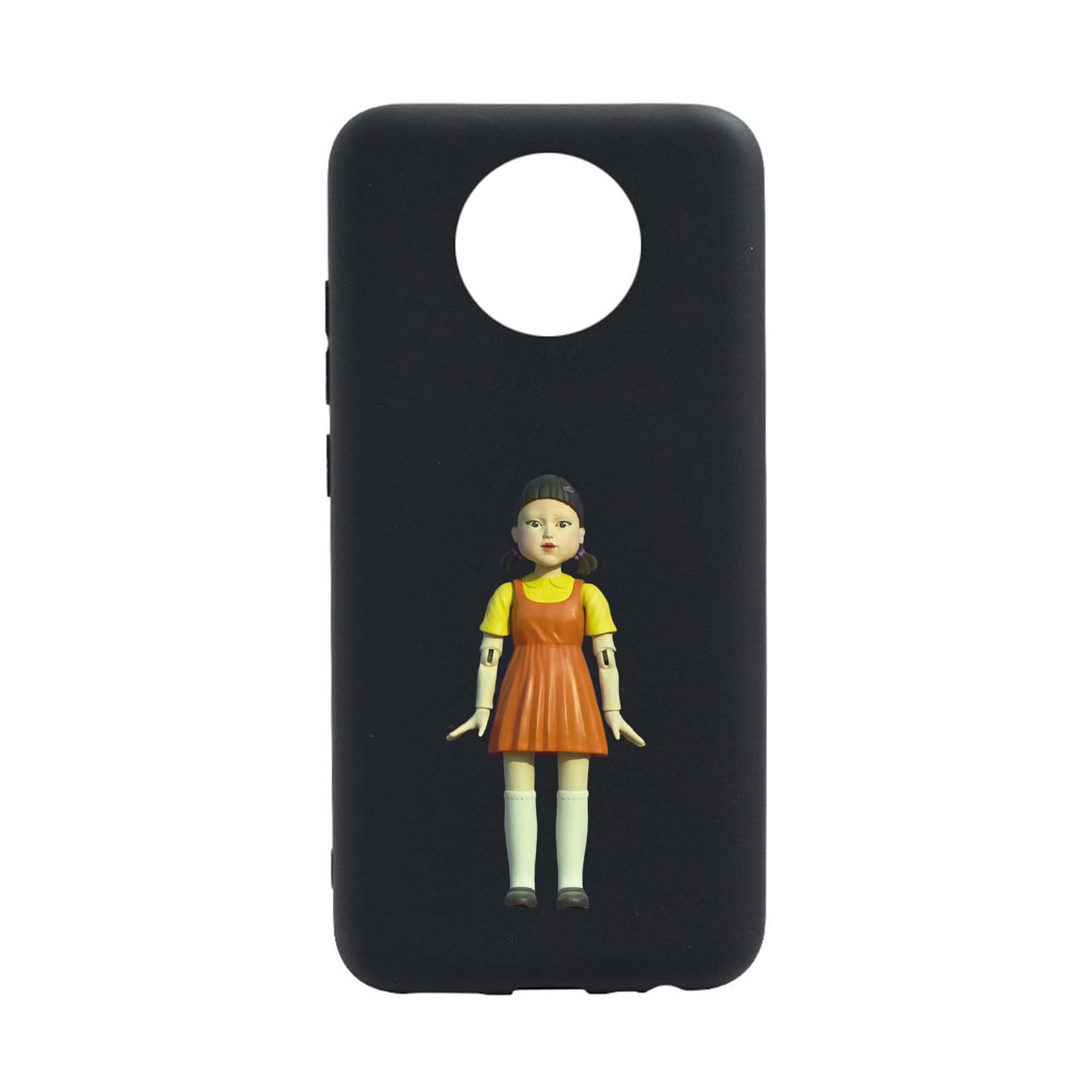 Husa Silicon Compatibila cu Nokia C10, Squid Game - Doll Girl, rezistenta la uzura, anti-alunecare, B851