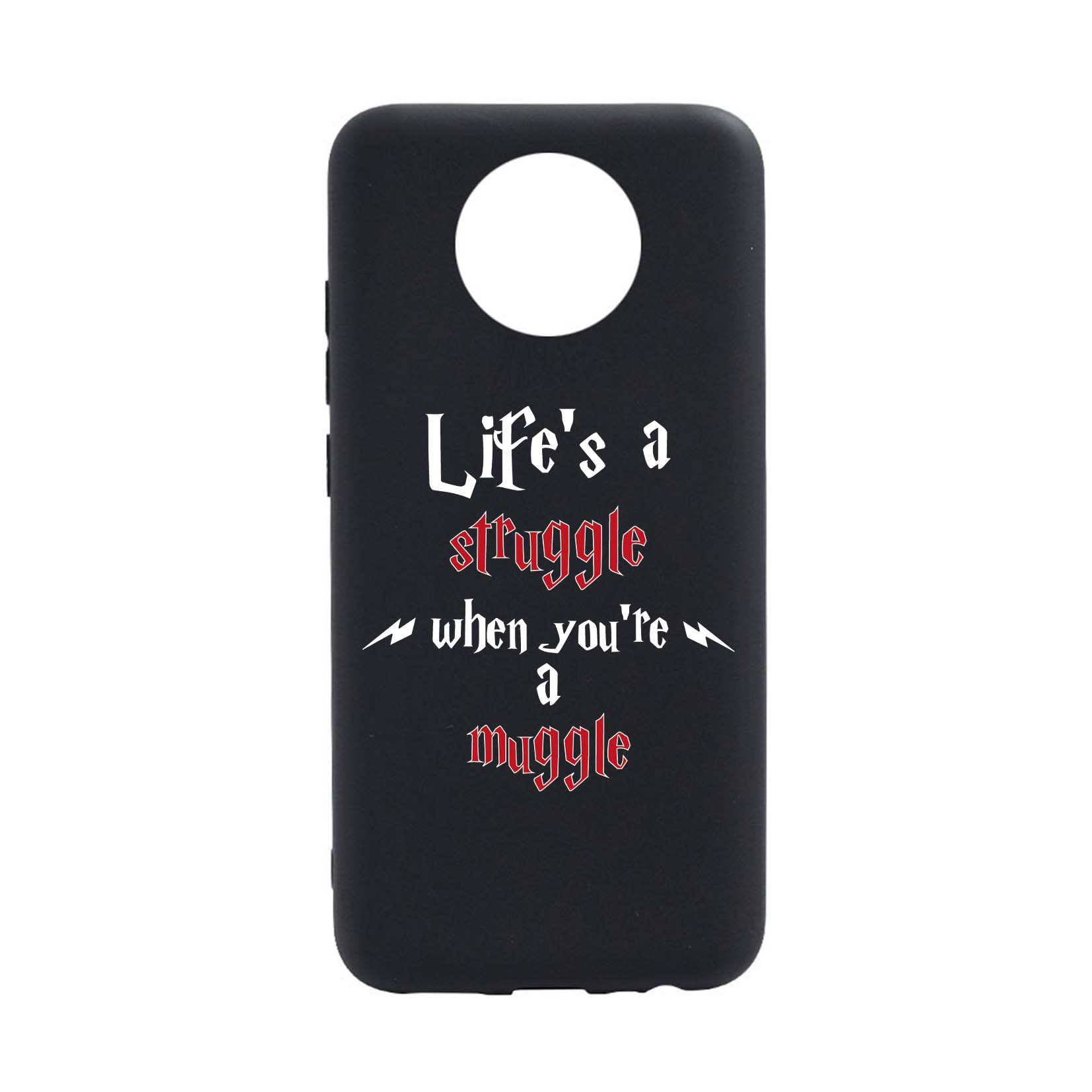 Husa Silicon Compatibila cu Nokia G50, Harry Potter Life Is A Struggle, rezistenta la uzura, anti-alunecare, B857