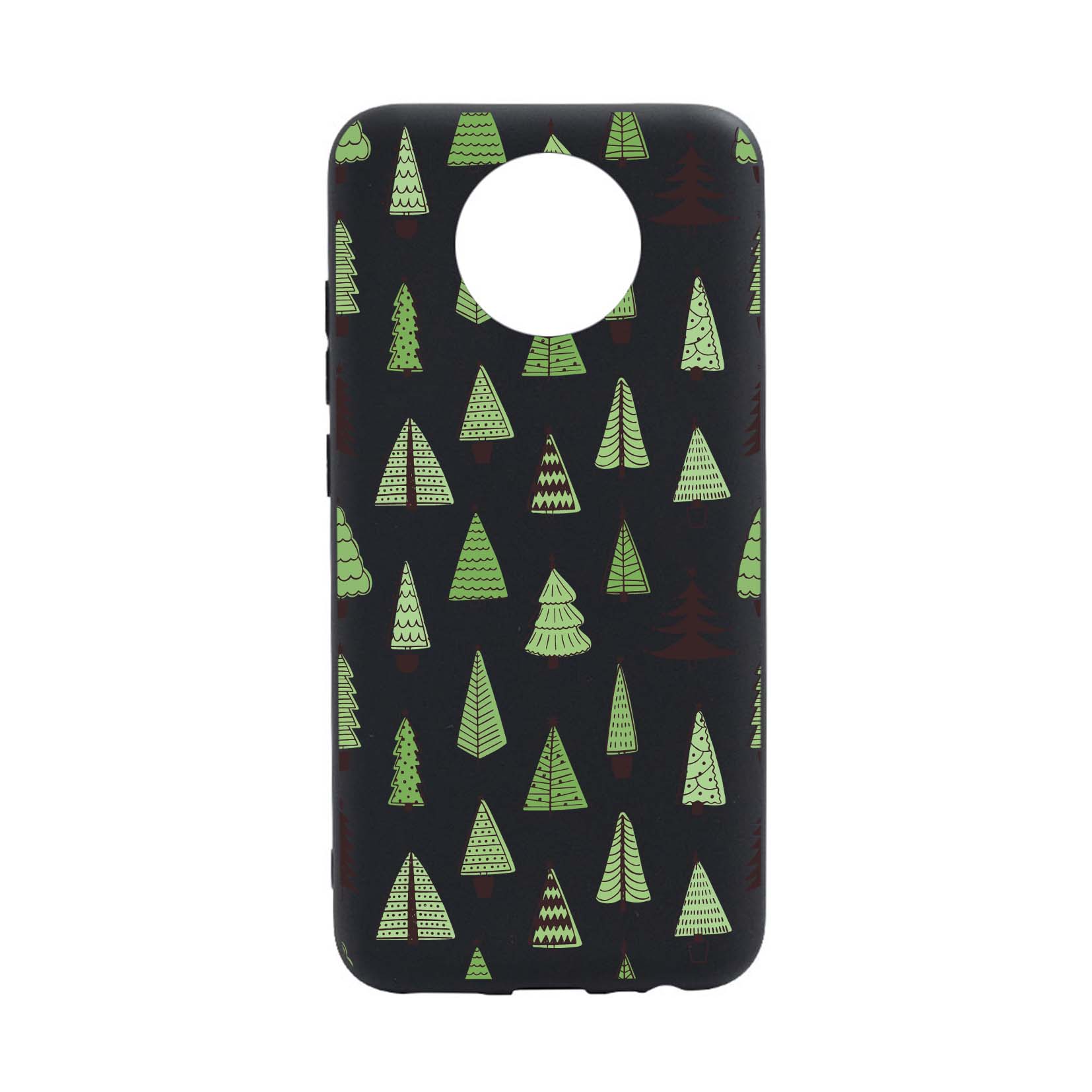 Husa Silicon Compatibila cu Nokia G50, Christmas Tree Shapes, rezistenta la uzura, anti-alunecare, B872