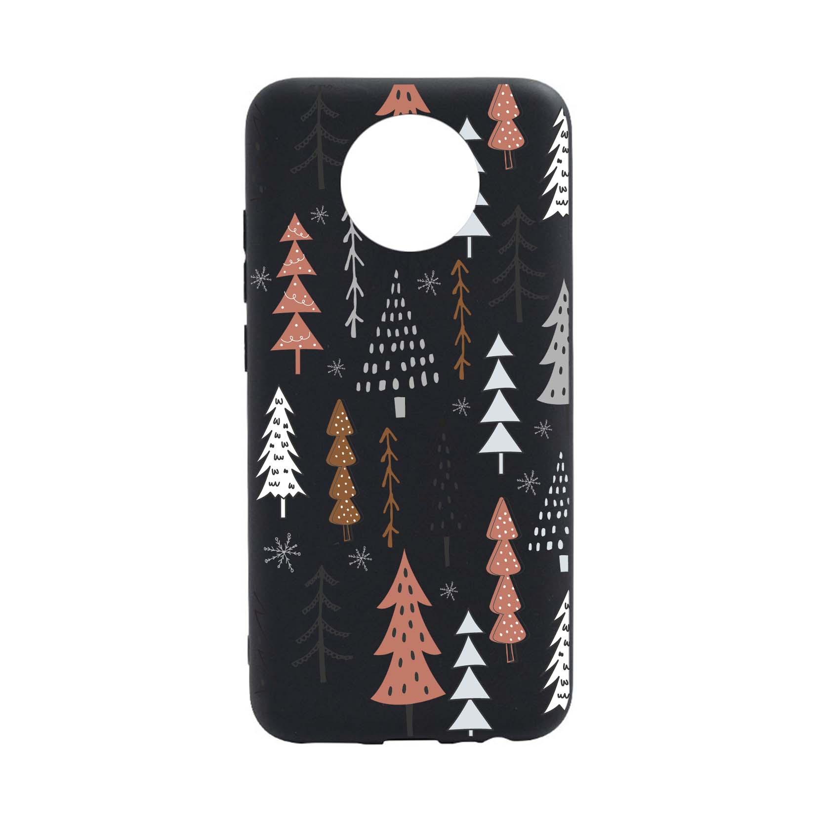 Husa Silicon Compatibila cu Nokia C20, Christmas Hand Drawn, rezistenta la uzura, anti-alunecare, B875