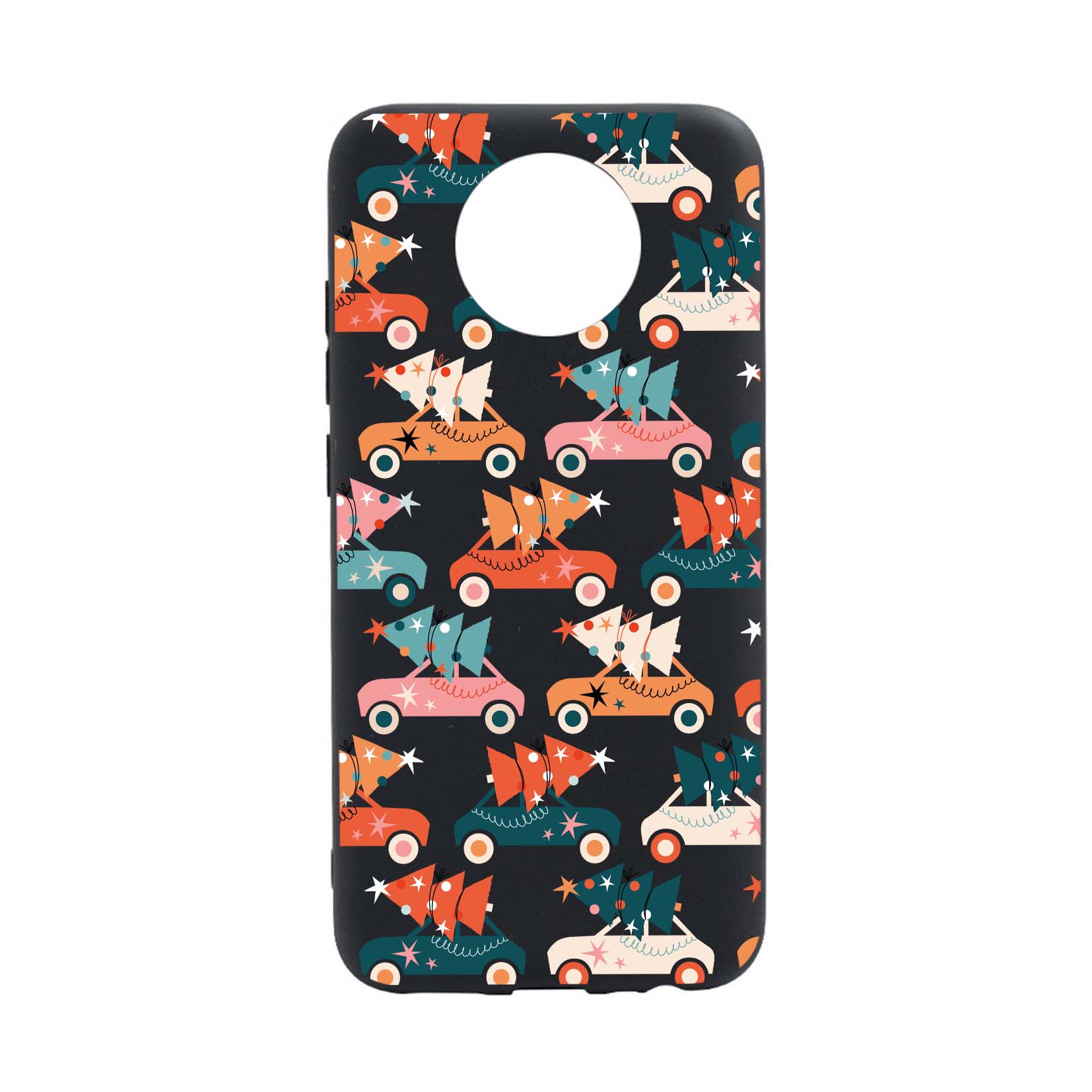 Husa Silicon Compatibila cu Nokia C10, Christmas Season, rezistenta la uzura, anti-alunecare, B874