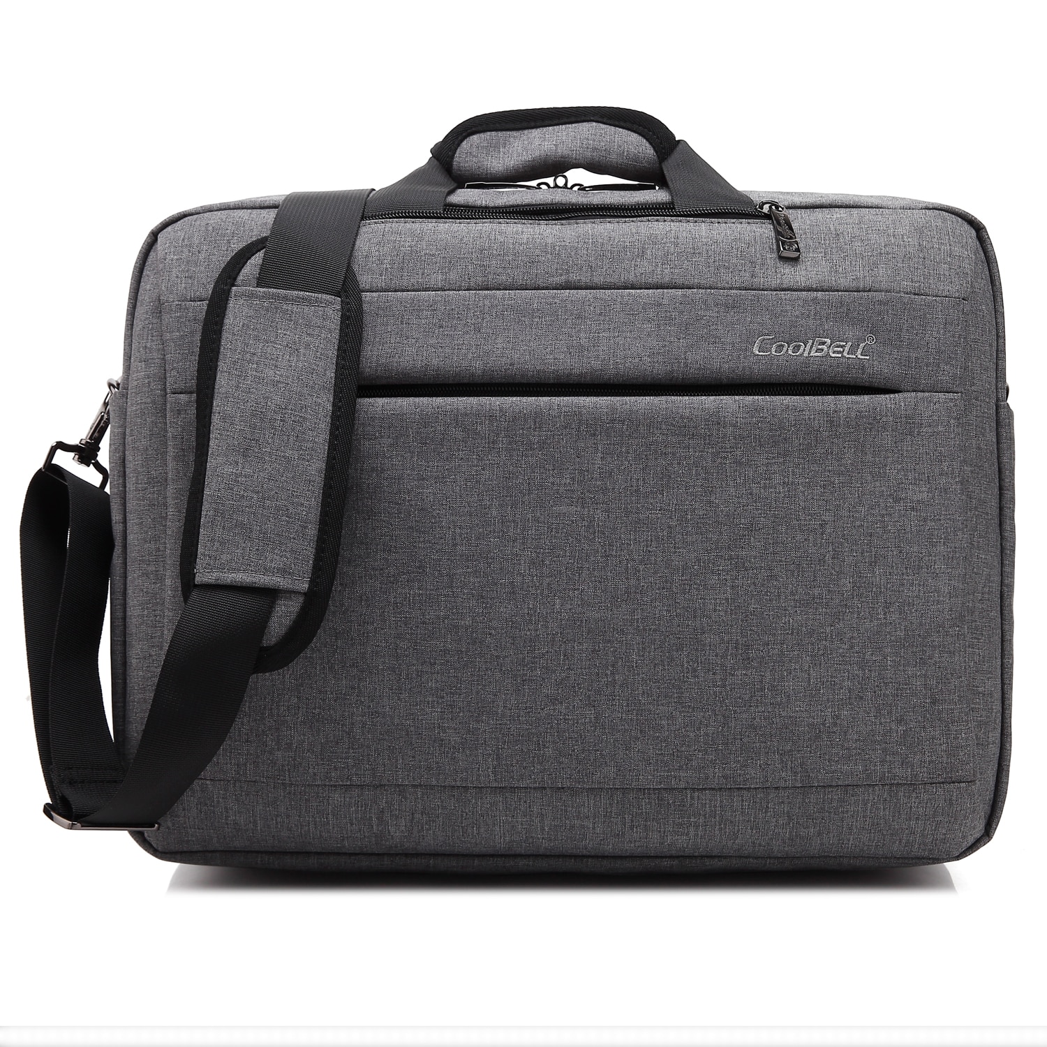 Geanta pentru laptop CoolBELL, 17.3 inchi, Panza Oxford, Gri