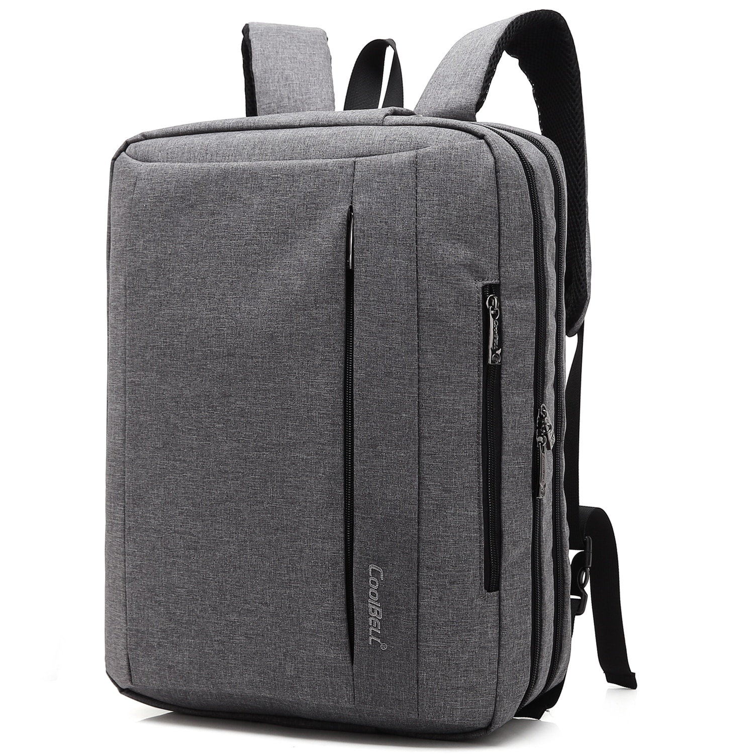 Geanta pentru laptop CoolBELL, 17.3 inchi, Panza Oxford, Gri