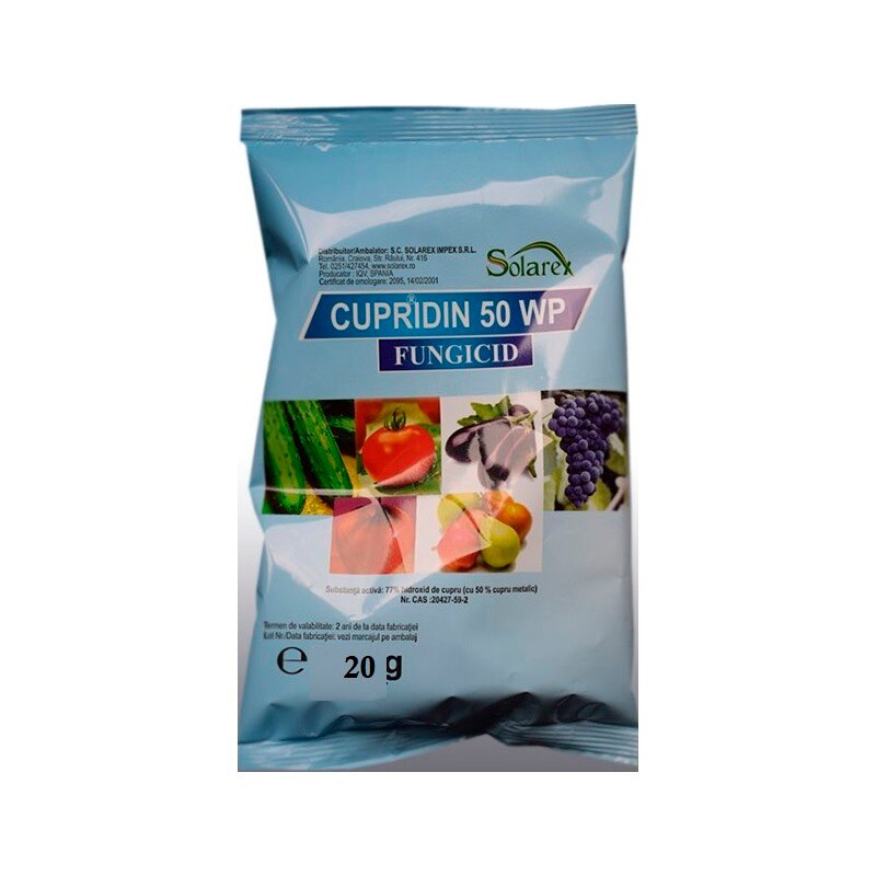 Fungicid Cupridin 50 WP, 20 G