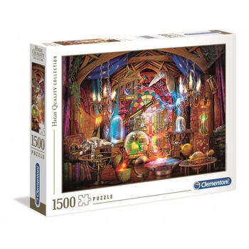 Puzzle Clementoni, Magic workshop, 1500 piese, Multicolor Puzzle Clementoni, Magic workshop, 1500 piese, Multicolor