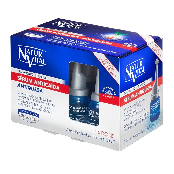 Tratament Intensiv Natur Vital Ser Anticadere a parului 7x12ml