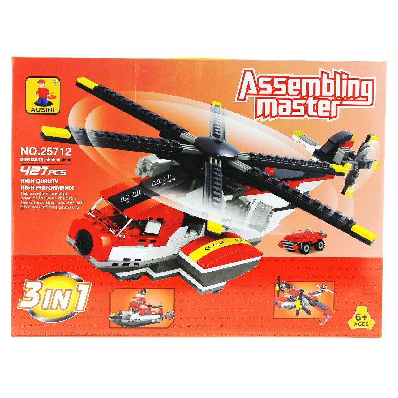 Set de construit aparate de zbor, Ausini, 427 piese