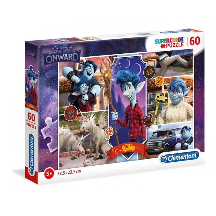 Пъзел Onward, Clementoni, 60 части, Многоцветен