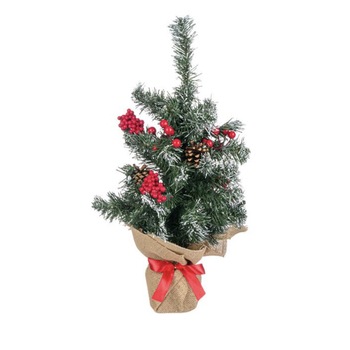 Bradut Decorativ impodobit de Craciun, 50cm Bradut Decorativ impodobit de Craciun, 50cm