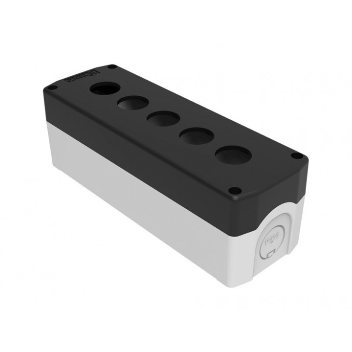 Műanyag doboz 5 gombos Bemis BT3-5000-0002, IP44, fekete