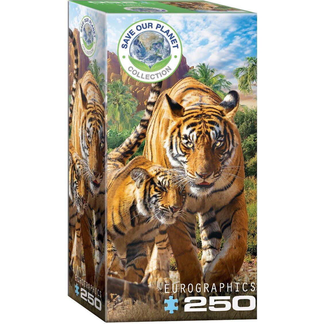 Puzzle Eurographics - Tigers, 250 piese (8251-5559)