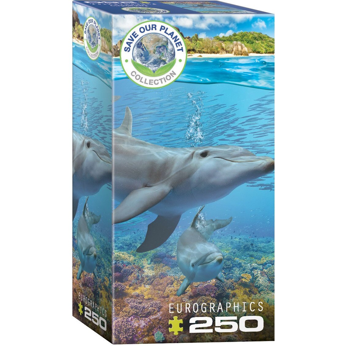 Puzzle Eurographics - Dolphins, 250 piese (8251-5560)